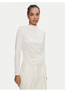 ACCESS FASHION Bluzka 44-2035-310 Biały Slim Fit ze sklepu MODIVO w kategorii Bluzki damskie - zdjęcie 181106466