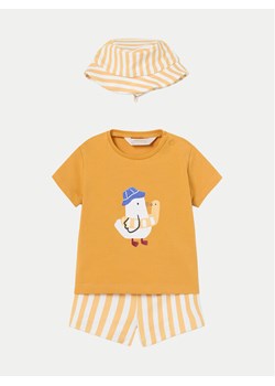 Mayoral Komplet t-shirt i kąpielówki 1620 Żółty Regular Fit ze sklepu MODIVO w kategorii Komplety niemowlęce - zdjęcie 181106567