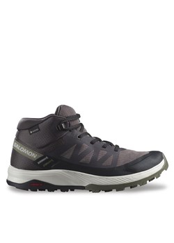 Salomon Trekkingi Outrise Mid Gtx W GORE-TEX L47160700 Czarny ze sklepu MODIVO w kategorii Buty trekkingowe damskie - zdjęcie 181106876