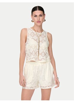 JDY Top Eva 15351499 Biały Regular Fit ze sklepu MODIVO w kategorii Bluzki damskie - zdjęcie 181106949