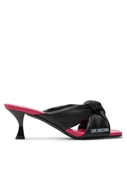LOVE MOSCHINO Klapki JA28365G0IIE0000 Czarny ze sklepu MODIVO w kategorii Klapki damskie - zdjęcie 181106959