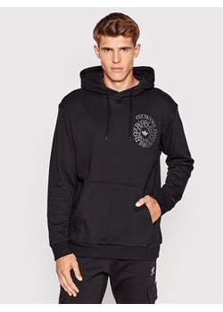 adidas Bluza Ozworld HL9250 Czarny Loose Fit ze sklepu MODIVO w kategorii Bluzy męskie - zdjęcie 181107109