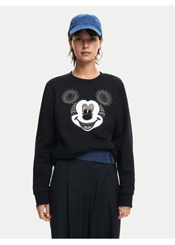 Desigual Bluza Mickey Yeah! 24WWSK10 Czarny Regular Fit ze sklepu MODIVO w kategorii Bluzy damskie - zdjęcie 181107115