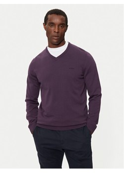 s.Oliver Sweter 2143174 Fioletowy Regular Fit ze sklepu MODIVO w kategorii Swetry męskie - zdjęcie 181107127