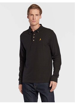 Brave Soul Polo MLT-412WASHINGTN Czarny Slim Fit ze sklepu MODIVO w kategorii T-shirty męskie - zdjęcie 181107179
