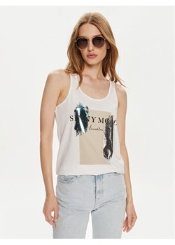 ONLY Top Henny 15327669 Biały Regular Fit ze sklepu MODIVO w kategorii Bluzki damskie - zdjęcie 181107525