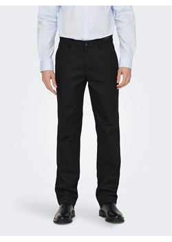Only & Sons Spodnie materiałowe Edge-Ed 22024468 Czarny Relaxed Fit ze sklepu MODIVO w kategorii Spodnie męskie - zdjęcie 181107537