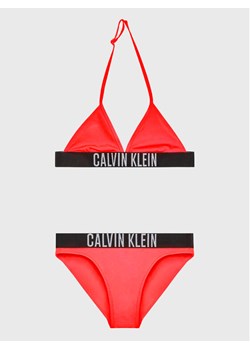 Calvin Klein Swimwear Strój kąpielowy KY0KY00087 Czerwony ze sklepu MODIVO w kategorii Stroje kąpielowe - zdjęcie 181107607