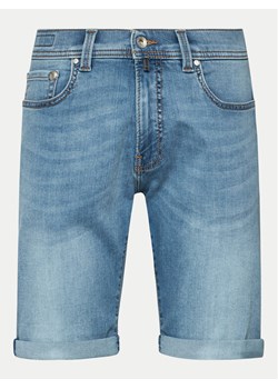 Pierre Cardin Szorty jeansowe 34520/000/8128 Niebieski Modern Fit ze sklepu MODIVO w kategorii Spodenki męskie - zdjęcie 181107755