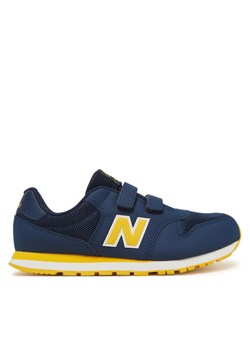New Balance Sneakersy GV500NH1 Niebieski ze sklepu MODIVO w kategorii Buty sportowe dziecięce - zdjęcie 181107797