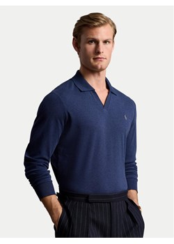 Polo Ralph Lauren Sweter 710922252003 Granatowy Custom Slim Fit ze sklepu MODIVO w kategorii Swetry męskie - zdjęcie 181107838