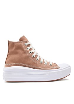 Converse Trampki Chuck Taylor All Star Move A04672C Brązowy ze sklepu MODIVO w kategorii Trampki damskie - zdjęcie 181107846
