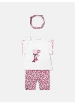 Mayoral Komplet t-shirt i legginsy 1792 Różowy Regular Fit ze sklepu MODIVO w kategorii Komplety niemowlęce - zdjęcie 181107847