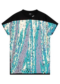 DKNY Sukienka elegancka D32874 D Kolorowy Regular Fit ze sklepu MODIVO w kategorii Sukienki dziewczęce - zdjęcie 181107849