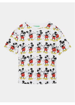 United Colors Of Benetton T-Shirt 3NNUC10G4 Biały Regular Fit ze sklepu MODIVO w kategorii T-shirty chłopięce - zdjęcie 181107888