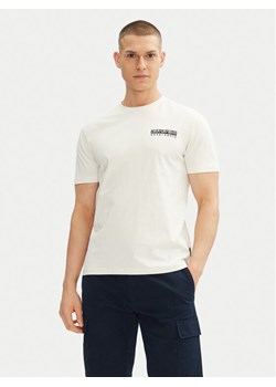 Napapijri T-Shirt S-Vignoni Back SS NP0A4ILXN1A1 Biały Regular Fit ze sklepu MODIVO w kategorii T-shirty męskie - zdjęcie 181107917