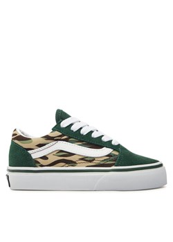Vans Tenisówki Uy Old Skool VN0A7Q5FBGK1 Zielony ze sklepu MODIVO w kategorii Trampki dziecięce - zdjęcie 181107946