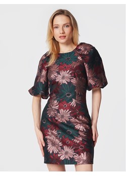 NAF NAF Sukienka koktajlowa Nomade THNR170A Granatowy Slim Fit ze sklepu MODIVO w kategorii Sukienki - zdjęcie 181107949