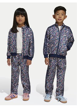 adidas Dres Liberty London Firebird JC8898 Granatowy Regular Fit ze sklepu MODIVO w kategorii Dresy dziewczęce - zdjęcie 181108019