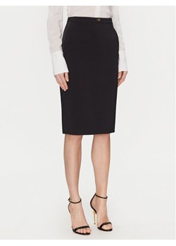 Elisabetta Franchi Spódnica midi GO-099-51E2-V260 Czarny Regular Fit ze sklepu MODIVO w kategorii Spódnice - zdjęcie 181108026