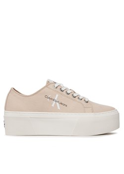 Calvin Klein Jeans Tenisówki YW0YW01033 Różowy ze sklepu MODIVO w kategorii Trampki damskie - zdjęcie 181108047