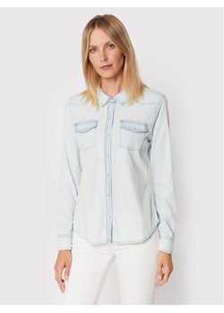 Guess Koszula jeansowa W2GH75 D4NA0 Niebieski Regular Fit - id: 0000300769751 - marki Guess - 181108055 Guess Koszula jeansowa W2GH75 D4NA0 Niebieski Regular Fit ze sklepu MODIVO w kategorii Koszule damskie - zdjęcie 181108055