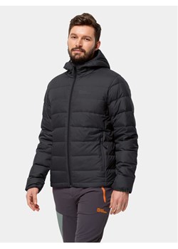 Jack Wolfskin Kurtka puchowa Ather Down Hoody 1207671 Czarny Regular Fit ze sklepu MODIVO w kategorii Kurtki męskie - zdjęcie 181108217