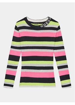 Guess Bluzka J3BI14 Z3AG0 Kolorowy Regular Fit ze sklepu MODIVO w kategorii Bluzki dziewczęce - zdjęcie 181108389