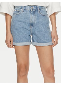 Calvin Klein Jeans Szorty jeansowe J20J222800 Niebieski Mom Fit ze sklepu MODIVO w kategorii Szorty - zdjęcie 181108418