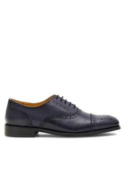 Gino Rossi Półbuty FLAVIO-03 124AM Granatowy ze sklepu MODIVO w kategorii Buty eleganckie męskie - zdjęcie 181108479