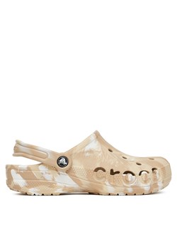 Crocs Klapki BAYA MARBLED CLOG 206935-2ZM Beżowy ze sklepu MODIVO w kategorii Klapki damskie - zdjęcie 181108486