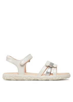 Geox Sandały J Sandal Haiti Girl J458ZD 000NF C0459 D Biały ze sklepu MODIVO w kategorii Sandały dziecięce - zdjęcie 181108679