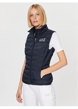 EA7 Emporio Armani Bezrękawnik 8NTQ08 TNF8Z 1554 Granatowy Regular Fit ze sklepu MODIVO w kategorii Kamizelki damskie - zdjęcie 181108709