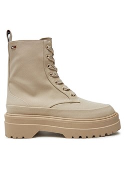 Tommy Hilfiger Botki FW0FW08200 Beżowy ze sklepu MODIVO w kategorii Botki - zdjęcie 181108775