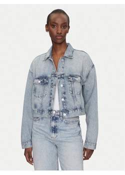 Tommy Jeans Kurtka jeansowa DW0DW21289 Niebieski Regular Fit ze sklepu MODIVO w kategorii Kurtki damskie - zdjęcie 181108968