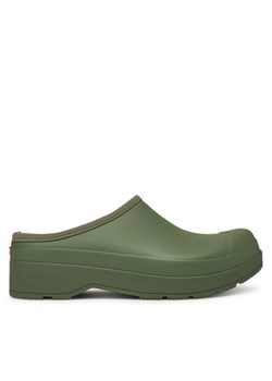 Hunter Klapki Play Clog MFF9052RMA Zielony ze sklepu MODIVO w kategorii Klapki męskie - zdjęcie 181109009