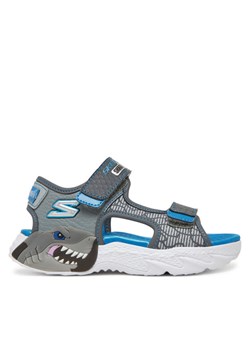 Skechers Sandały Creature-Splash- 400614L/CCBL Szary ze sklepu MODIVO w kategorii Sandały dziecięce - zdjęcie 181109078