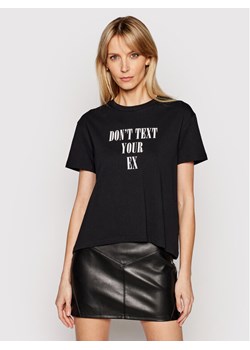 Silvian Heach T-Shirt Gomlu PGP21654TS Czarny Regular Fit ze sklepu MODIVO w kategorii Bluzki damskie - zdjęcie 181109228