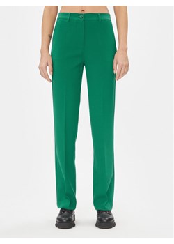 United Colors Of Benetton Spodnie materiałowe 49HHDF04E Zielony Regular Fit ze sklepu MODIVO w kategorii Spodnie damskie - zdjęcie 181109289
