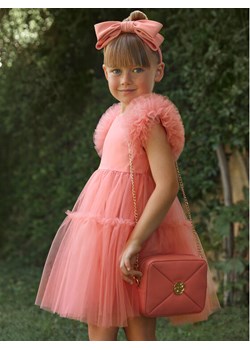 Abel & Lula Sukienka elegancka 5047 Różowy Regular Fit ze sklepu MODIVO w kategorii Sukienki dziewczęce - zdjęcie 181109335