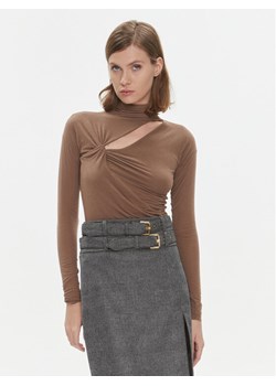 Pinko Bluzka Mononoke 102328 A17S Brązowy Regular Fit ze sklepu MODIVO w kategorii Bluzki damskie - zdjęcie 181109417