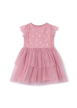 Mayoral Sukienka elegancka 3914 Różowy Regular Fit ze sklepu MODIVO w kategorii Sukienki dziewczęce - zdjęcie 181109605