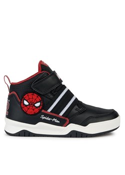 Geox Sneakersy SPIDER-MAN J Perth Boy J367RD 05411 C0048 S Czarny ze sklepu MODIVO w kategorii Buty zimowe dziecięce - zdjęcie 181109645