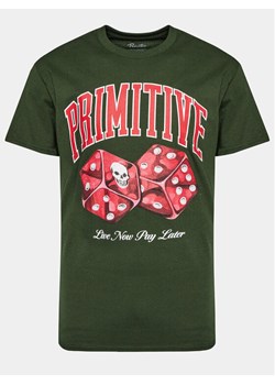 Primitive T-Shirt Payday PAPFA2301 Zielony Regular Fit ze sklepu MODIVO w kategorii T-shirty męskie - zdjęcie 181109737