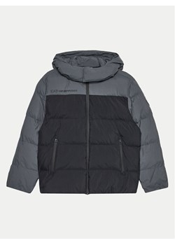 EA7 Emporio Armani Kurtka zimowa 6DBB08 BND0Z Czarny Regular Fit ze sklepu MODIVO w kategorii Kurtki chłopięce - zdjęcie 181109775