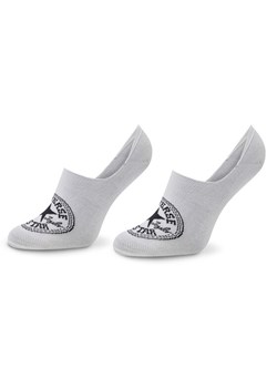 Converse Zestaw 2 par stopek unisex E1138W-2010 Biały ze sklepu MODIVO w kategorii Skarpetki damskie - zdjęcie 181109788