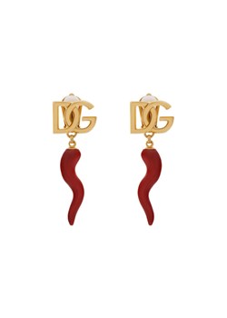 Dolce&Gabbana Klipsy WEQ6C4 W1111 Czerwony ze sklepu MODIVO w kategorii Kolczyki - zdjęcie 181109897