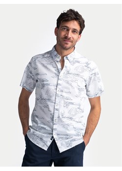 Petrol Industries Koszula M-1040-SIS419 Biały Slim Fit ze sklepu MODIVO w kategorii Koszule męskie - zdjęcie 181109957