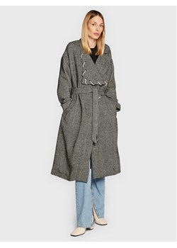TWINSET Płaszcz przejściowy 222AP237A Szary Regular Fit - id: 0000301052210 - marki Twinset - 181110129 TWINSET Płaszcz przejściowy 222AP237A Szary Regular Fit ze sklepu MODIVO w kategorii Płaszcze damskie - zdjęcie 181110129
