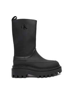Calvin Klein Jeans Kalosze YW0YW01559 Czarny ze sklepu MODIVO w kategorii Kalosze damskie - zdjęcie 181110176